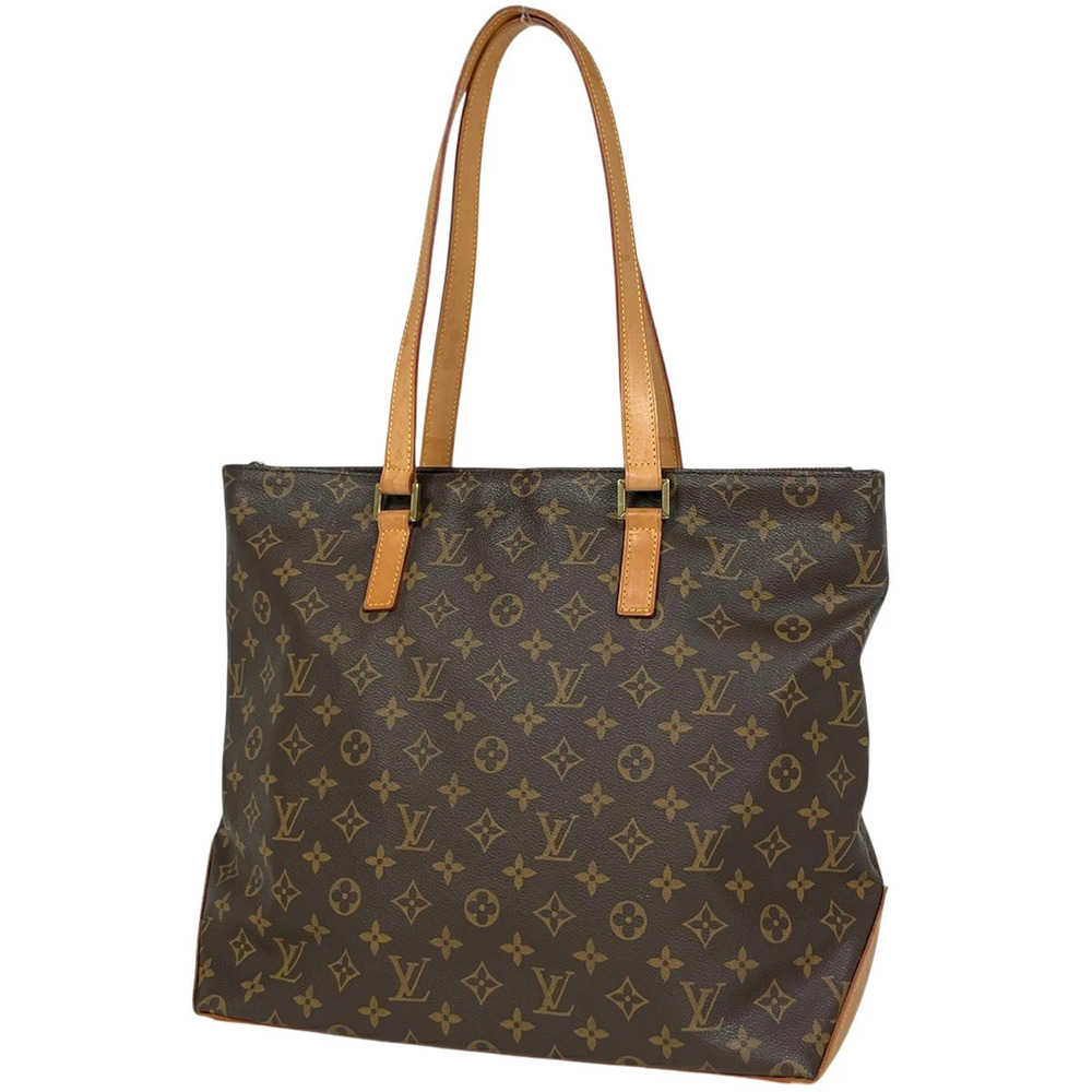 Louis Vuitton Cabas Mezzo Shoulder Bag Tote Monogram Brown